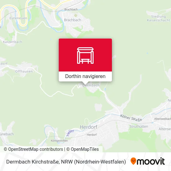 Dermbach Kirchstraße Karte