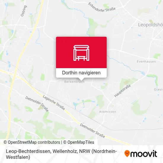 Leop-Bechterdissen, Wellenholz Karte