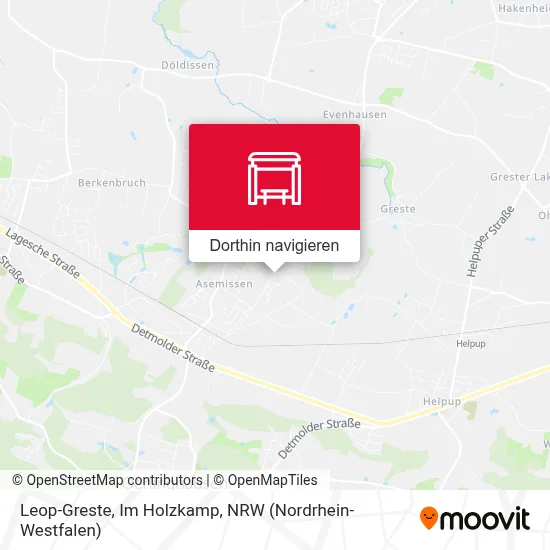 Leop-Greste, Im Holzkamp Karte