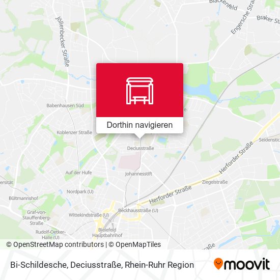 Bi-Schildesche, Deciusstraße Karte