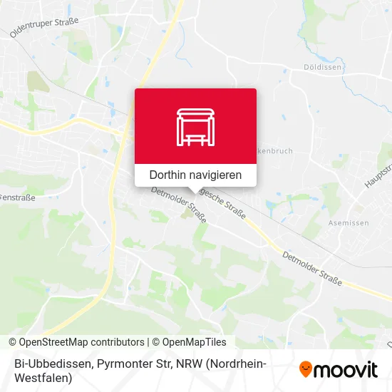 Bi-Ubbedissen, Pyrmonter Str Karte