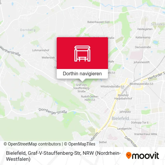 Bielefeld, Graf-V-Stauffenberg-Str Karte