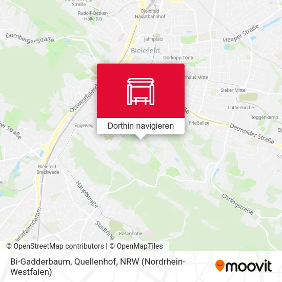 Bi-Gadderbaum, Quellenhof Karte