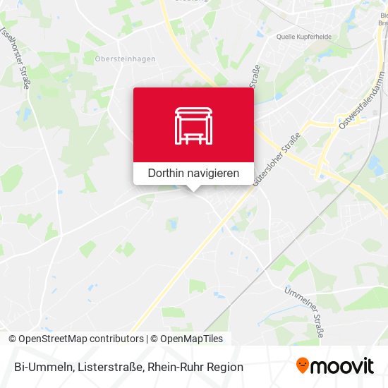 Bi-Ummeln, Listerstraße Karte