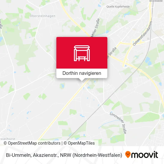 Bi-Ummeln, Akazienstr. Karte