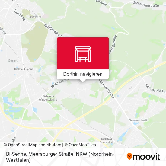 Bi-Senne, Meersburger Straße Karte