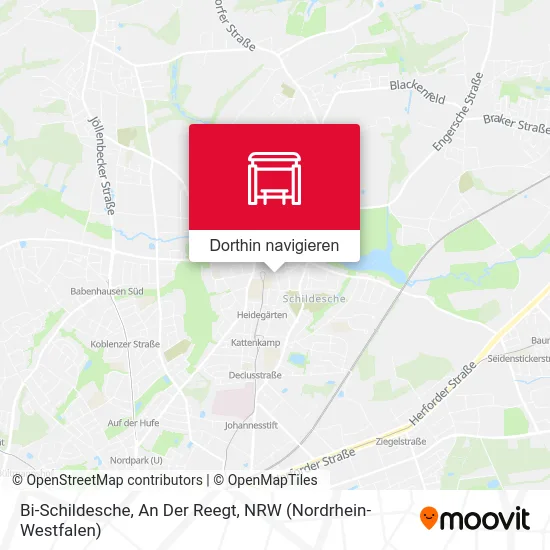 Bi-Schildesche, An Der Reegt Karte