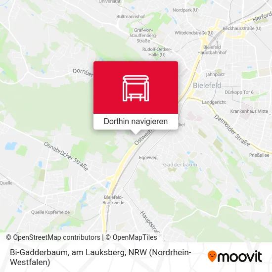 Bi-Gadderbaum, am Lauksberg Karte