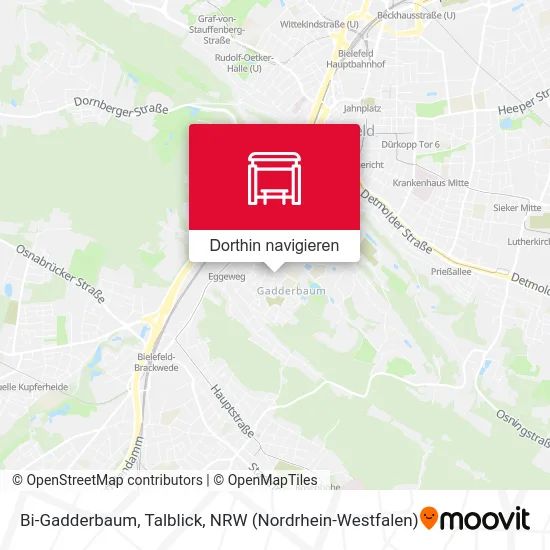 Bi-Gadderbaum, Talblick Karte