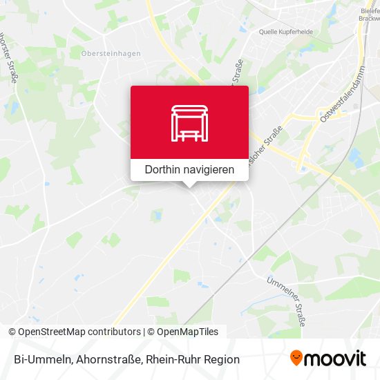 Bi-Ummeln, Ahornstraße Karte