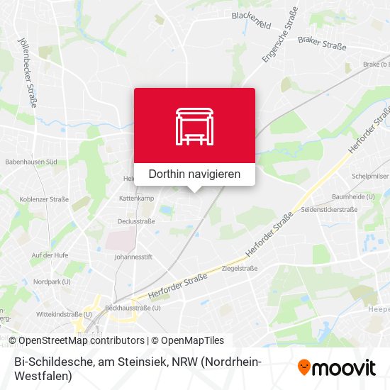 Bi-Schildesche, am Steinsiek Karte