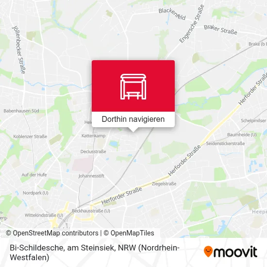 Bi-Schildesche, am Steinsiek Karte
