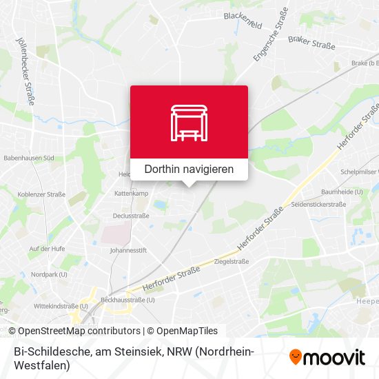 Bi-Schildesche, am Steinsiek Karte