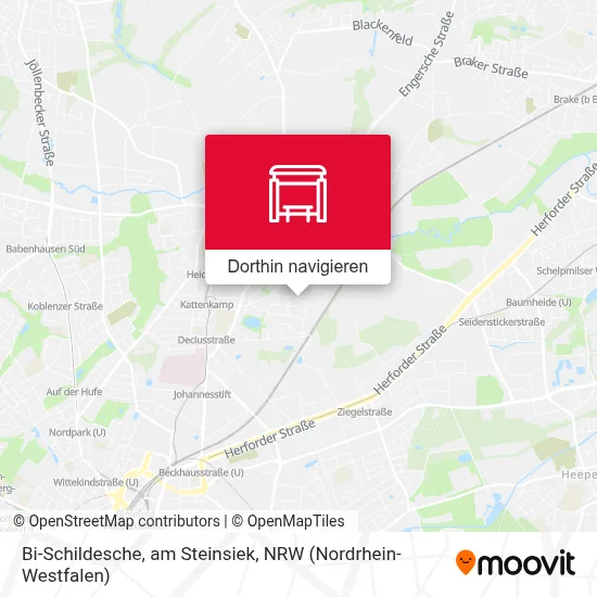 Bi-Schildesche, am Steinsiek Karte