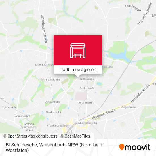 Bi-Schildesche, Wiesenbach Karte