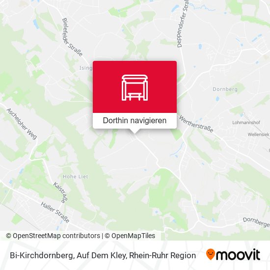 Bi-Kirchdornberg, Auf Dem Kley Karte