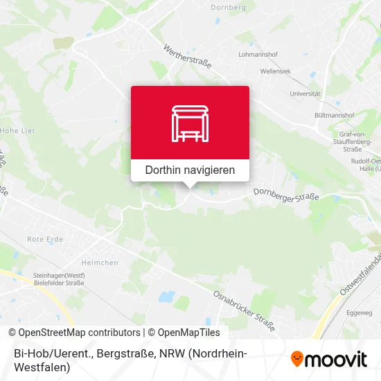 Bi-Hob/Uerent., Bergstraße Karte