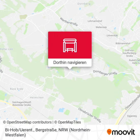 Bi-Hob/Uerent., Bergstraße Karte