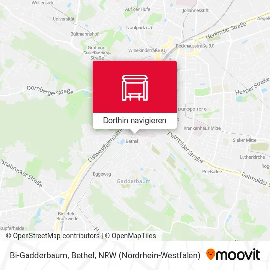 Bi-Gadderbaum, Bethel Karte