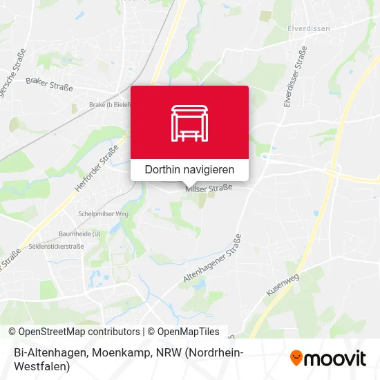 Bi-Altenhagen, Moenkamp Karte