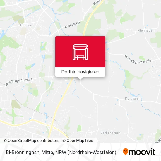 Bi-Brönninghsn, Mitte Karte