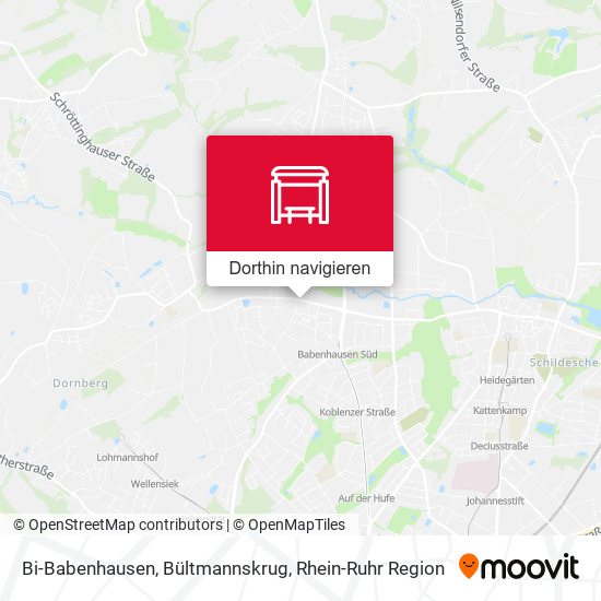 Bi-Babenhausen, Bültmannskrug Karte