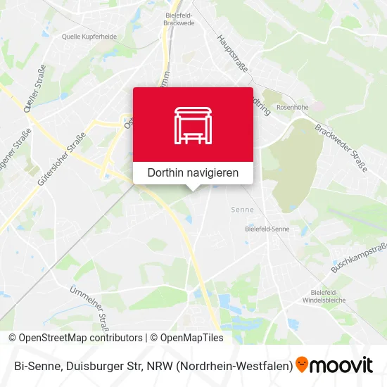 Bi-Senne, Duisburger Str Karte