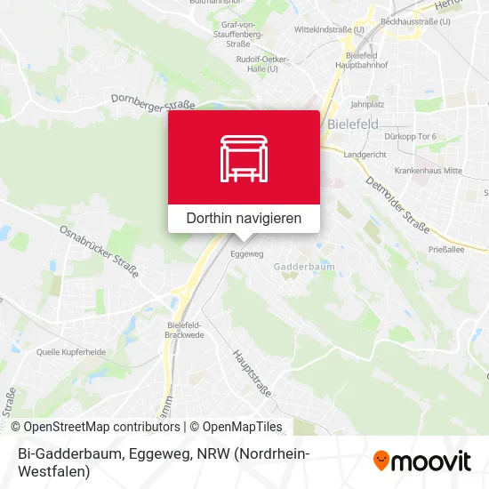 Bi-Gadderbaum, Eggeweg Karte