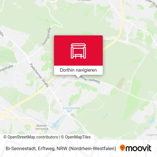 Bi-Sennestadt, Erftweg Karte