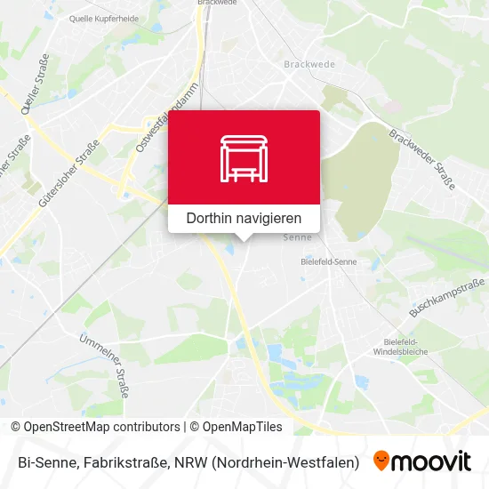 Bi-Senne, Fabrikstraße Karte