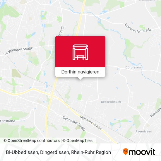 Bi-Ubbedissen, Dingerdissen Karte