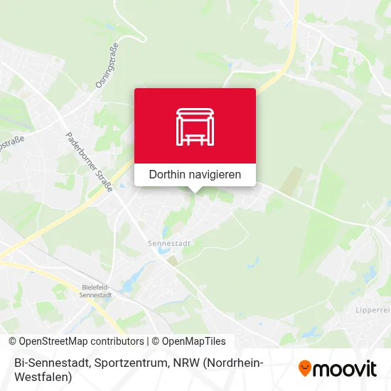 Bi-Sennestadt, Sportzentrum Karte