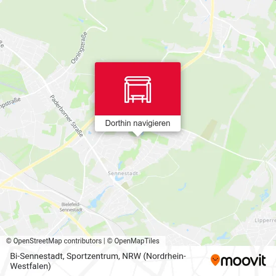 Bi-Sennestadt, Sportzentrum Karte