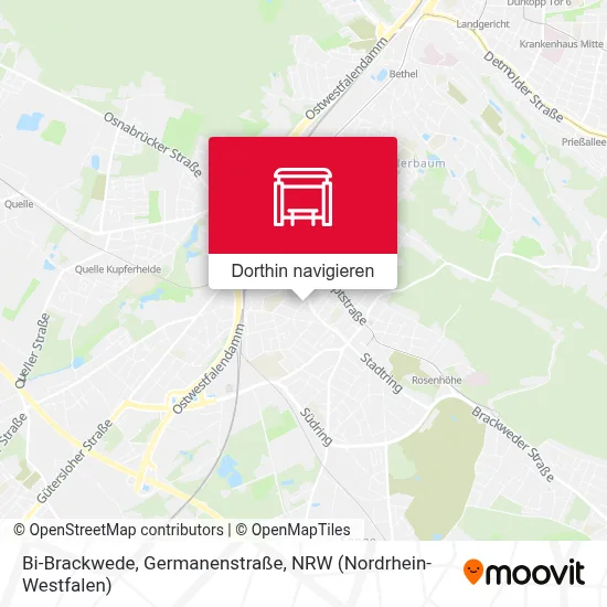 Bi-Brackwede, Germanenstraße Karte