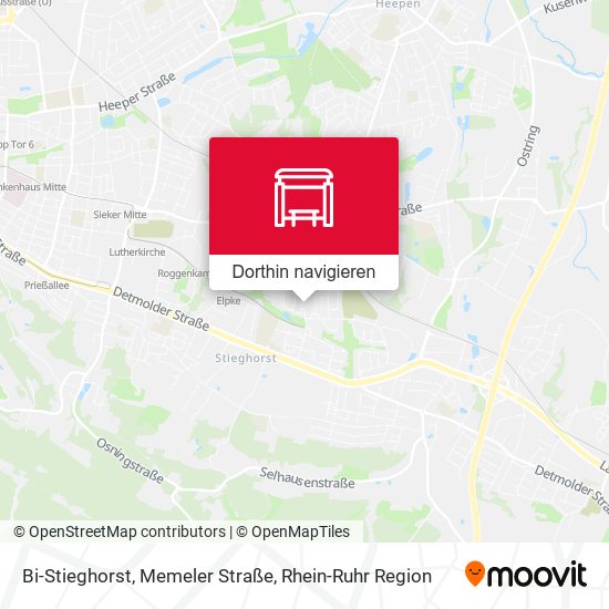 Bi-Stieghorst, Memeler Straße Karte