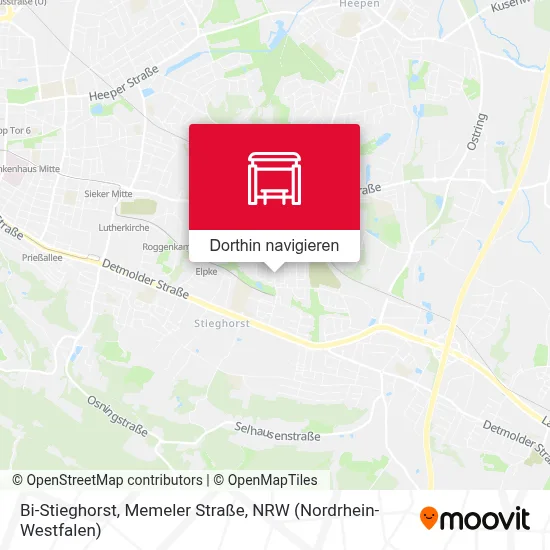 Bi-Stieghorst, Memeler Straße Karte