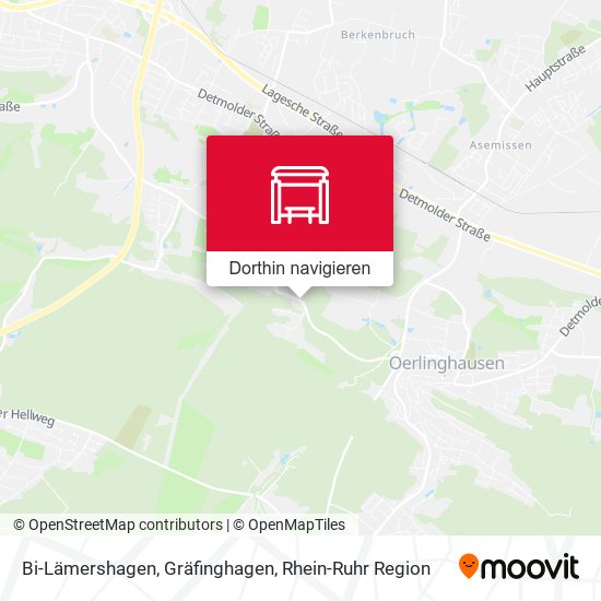 Bi-Lämershagen, Gräfinghagen Karte