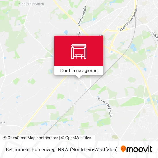 Bi-Ummeln, Bohlenweg Karte