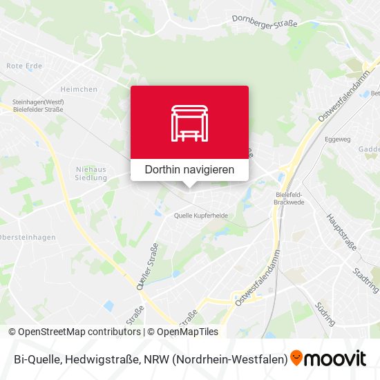 Bi-Quelle, Hedwigstraße Karte