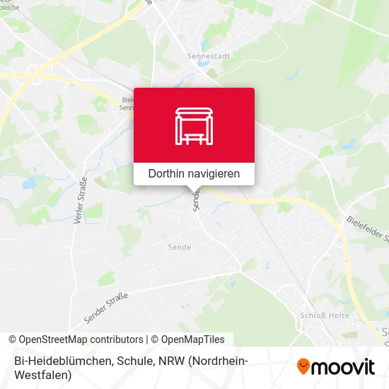 Bi-Heideblümchen, Schule Karte