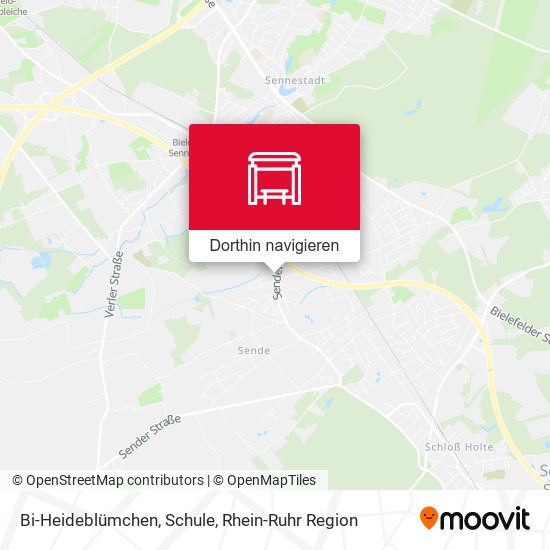 Bi-Heideblümchen, Schule Karte