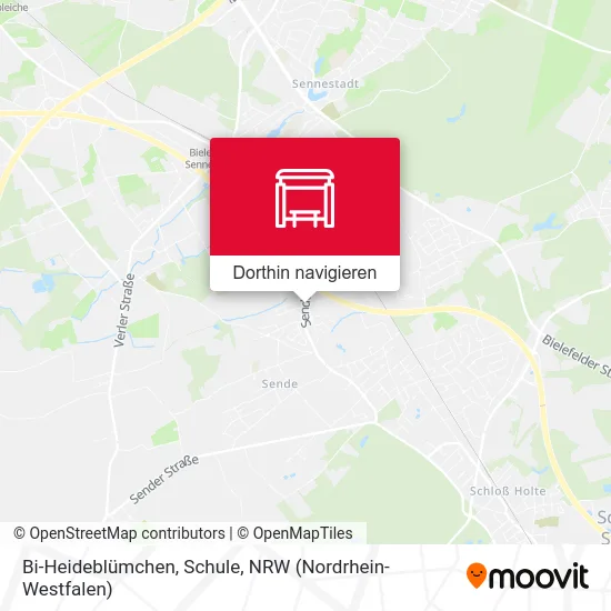 Bi-Heideblümchen, Schule Karte