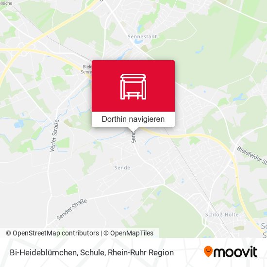 Bi-Heideblümchen, Schule Karte