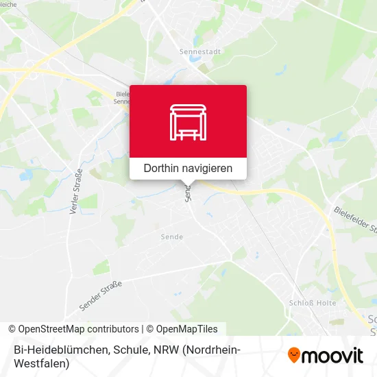 Bi-Heideblümchen, Schule Karte