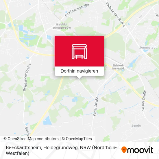 Bi-Eckardtsheim, Heidegrundweg Karte