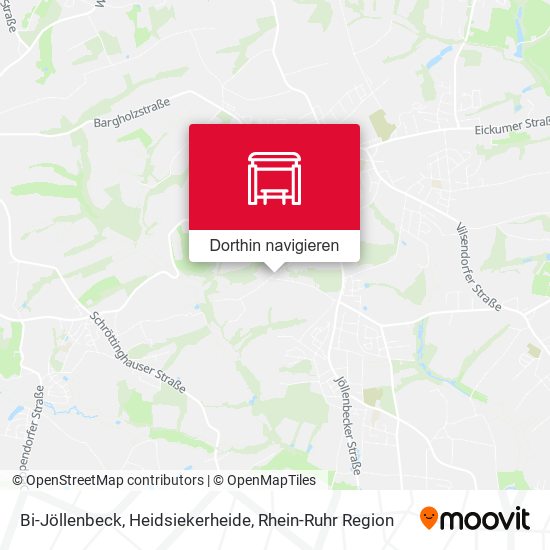 Bi-Jöllenbeck, Heidsiekerheide Karte