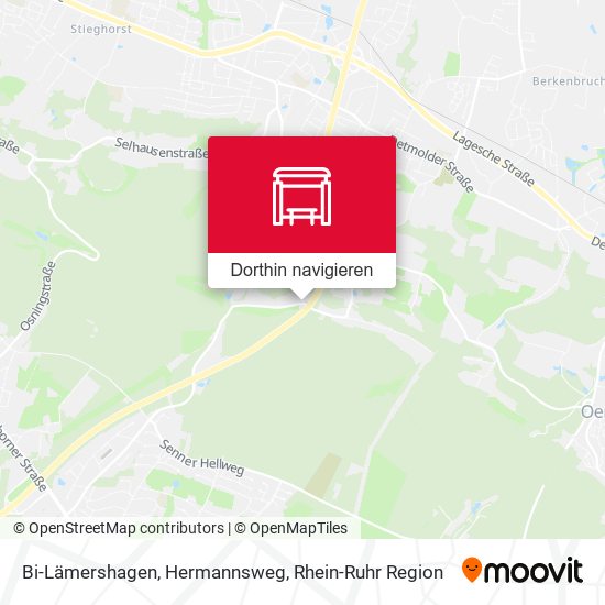 Bi-Lämershagen, Hermannsweg Karte