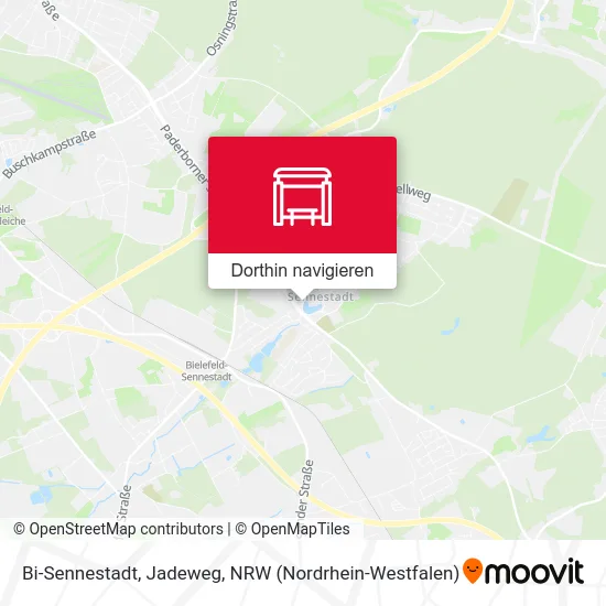 Bi-Sennestadt, Jadeweg Karte