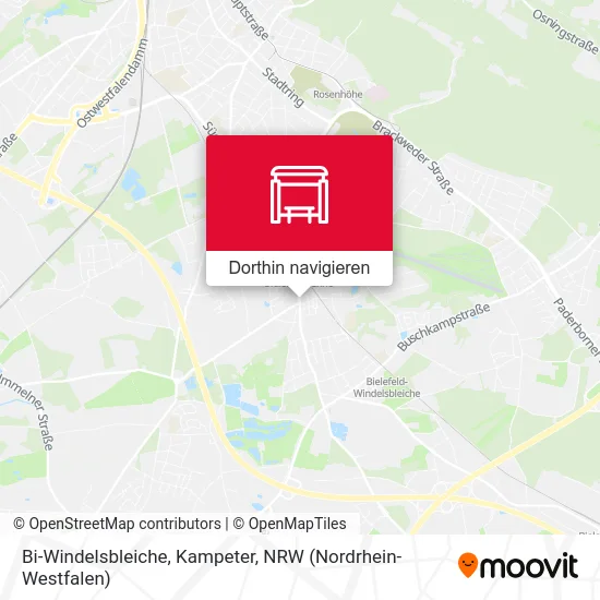 Bi-Windelsbleiche, Kampeter Karte