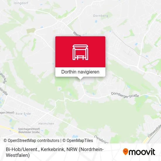 Bi-Hob/Uerent., Kerkebrink Karte